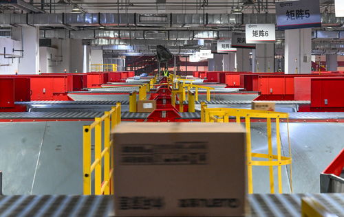 智能科技设备助力双11快递高效安全中转，环境卫生公共设施安装服务保驾护航